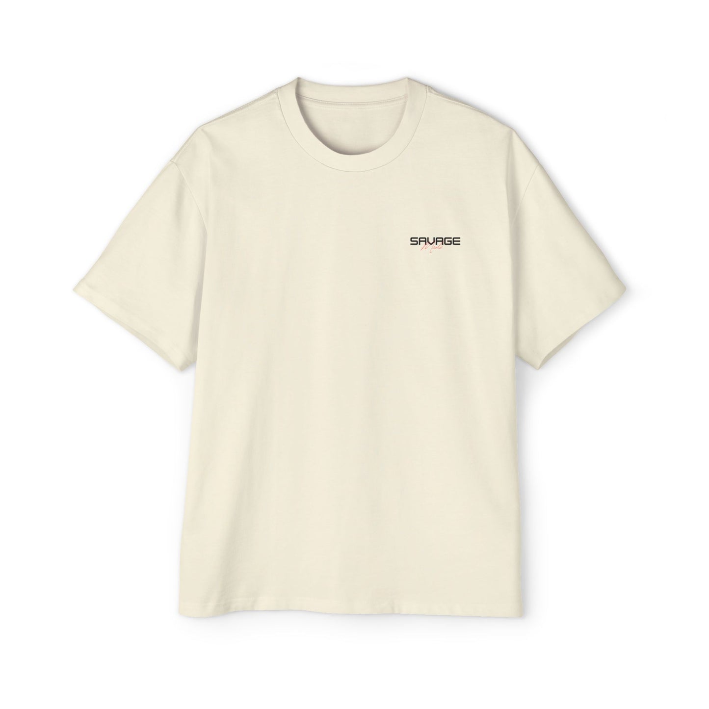 Savage Oversized Heavy Tee, Streetwear Fashion T-Shirt, Unisex Graphic Tee, Casual Everyday Wear, Gift for Men