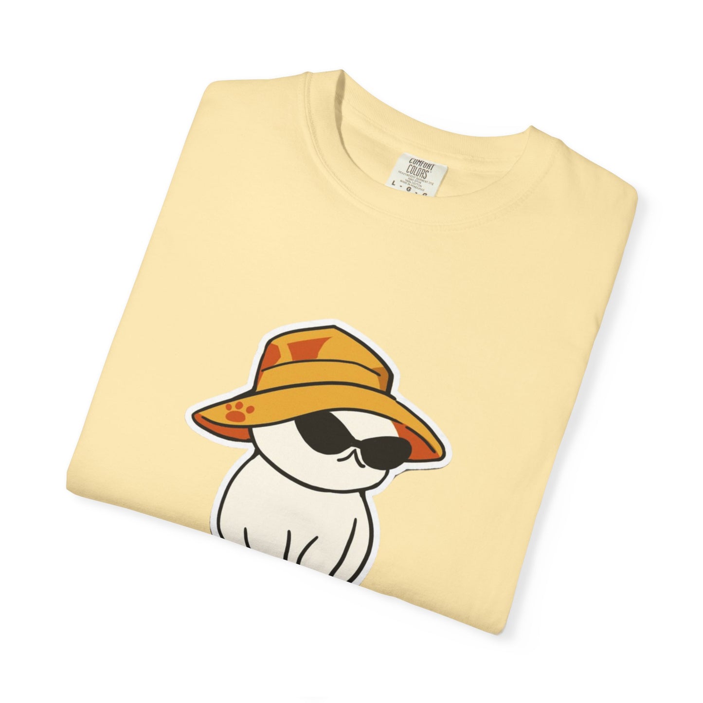 Cool Cat Unisex Garment-Dyed T-Shirt, Trendy Summer Tee, Fun Gift for Pet Lovers, Casual Everyday Wear, Cute Animal Apparel
