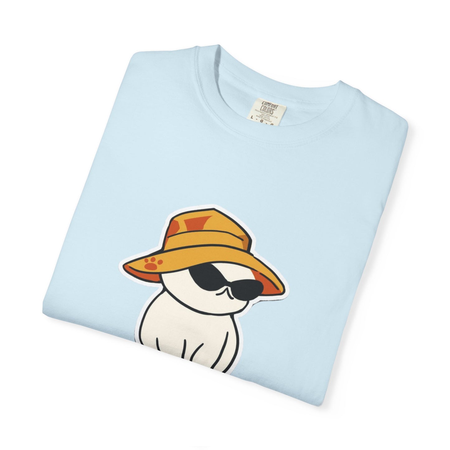 Cool Cat Unisex Garment-Dyed T-Shirt, Trendy Summer Tee, Fun Gift for Pet Lovers, Casual Everyday Wear, Cute Animal Apparel