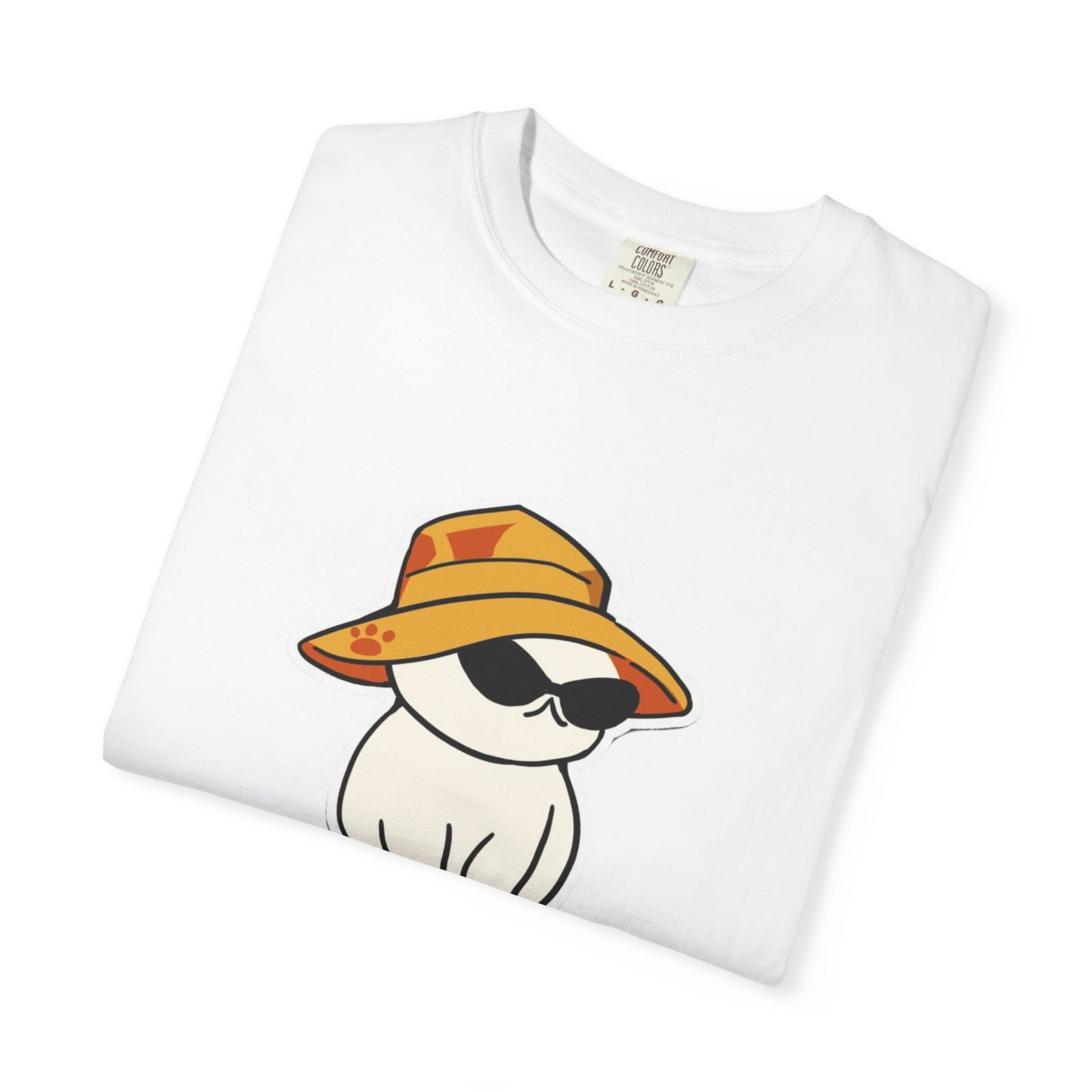 Cool Cat Unisex Garment-Dyed T-Shirt, Trendy Summer Tee, Fun Gift for Pet Lovers, Casual Everyday Wear, Cute Animal Apparel