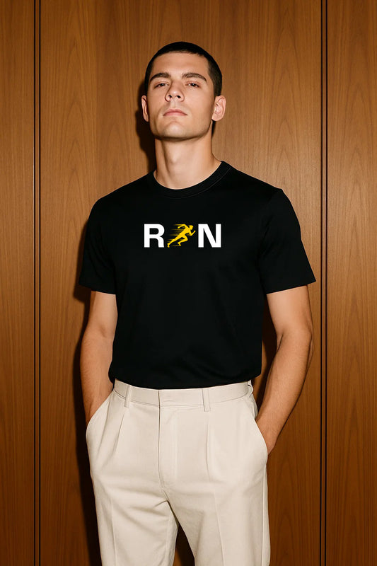 Men's Performance Running T-Shirt, Activewear, Fitness Gift, Workout Apparel, Sporty Tees, Running Gear