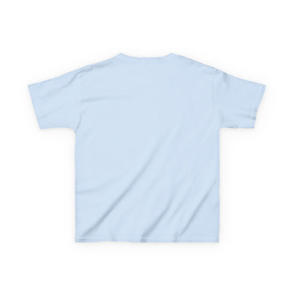 Kids Heavy Cotton™ Tee - "Little Mind Big Ideas" - Fun Tee for Creative Kids, Birthday Gift, Learning, Playtime, Everyday Wear