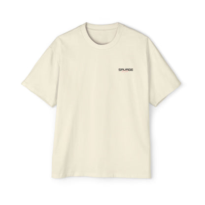 Savage Oversized Heavy Tee, Streetwear Fashion T-Shirt, Unisex Graphic Tee, Casual Everyday Wear, Gift for Men