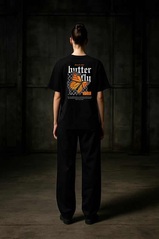 Urbon Bonds “Butterfly Effect” Graphic Tee – Oversized & Regular Fit