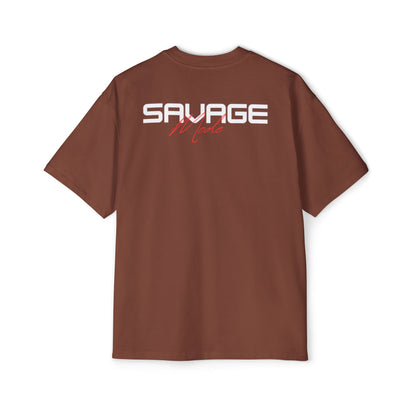 Savage Oversized Heavy Tee, Streetwear Fashion T-Shirt, Unisex Graphic Tee, Casual Everyday Wear, Gift for Men