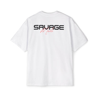 Savage Oversized Heavy Tee, Streetwear Fashion T-Shirt, Unisex Graphic Tee, Casual Everyday Wear, Gift for Men