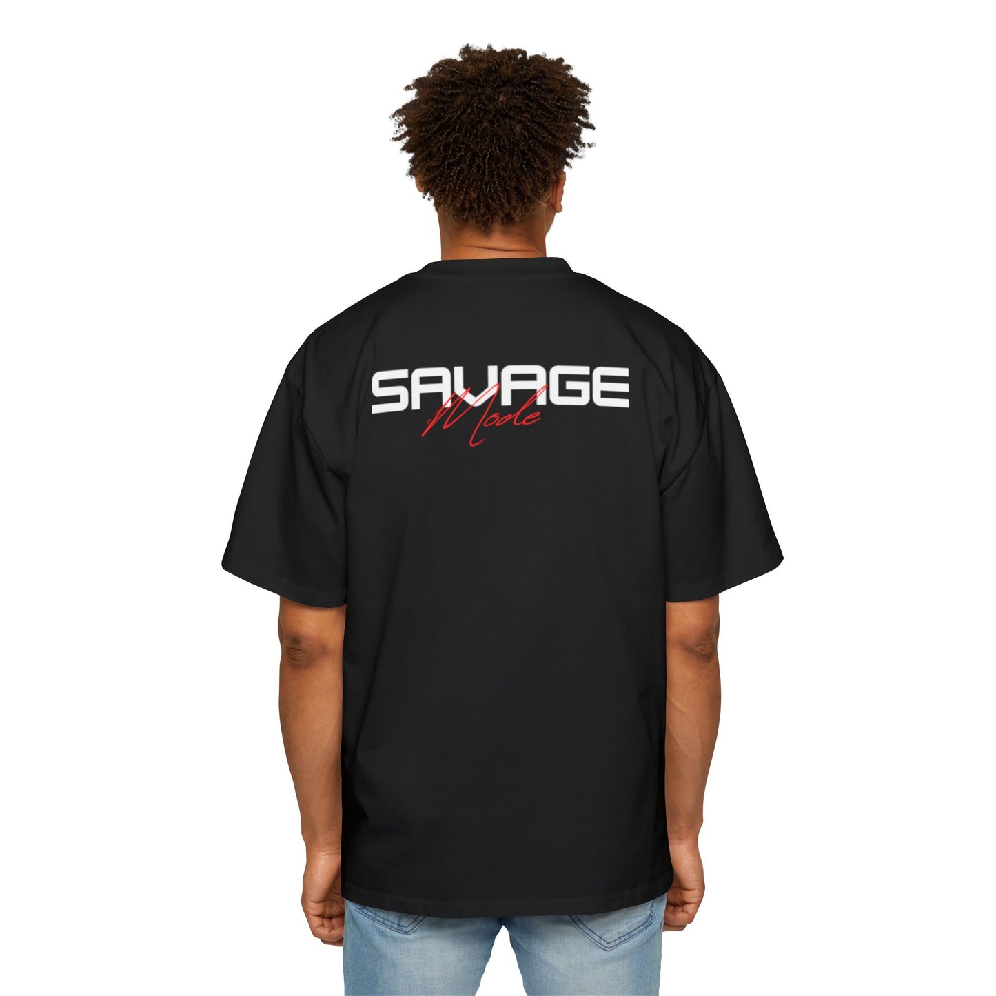 Savage Oversized Heavy Tee, Streetwear Fashion T-Shirt, Unisex Graphic Tee, Casual Everyday Wear, Gift for Men