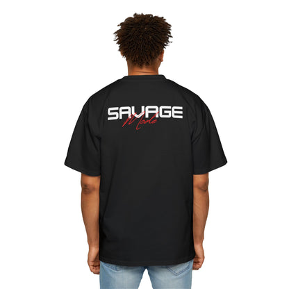 Savage Oversized Heavy Tee, Streetwear Fashion T-Shirt, Unisex Graphic Tee, Casual Everyday Wear, Gift for Men