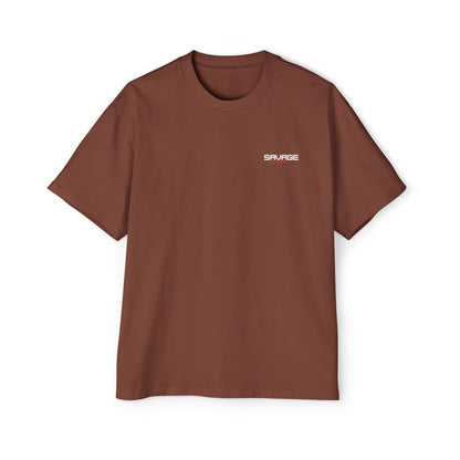 Savage Oversized Heavy Tee, Streetwear Fashion T-Shirt, Unisex Graphic Tee, Casual Everyday Wear, Gift for Men