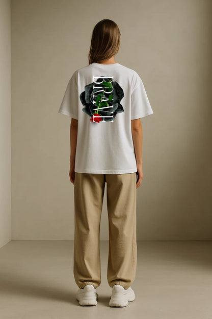 Urbon Bonds “Black Rose” Tee – Oversized & Regular Fit