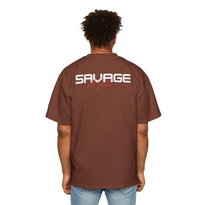 Savage Oversized Heavy Tee, Streetwear Fashion T-Shirt, Unisex Graphic Tee, Casual Everyday Wear, Gift for Men
