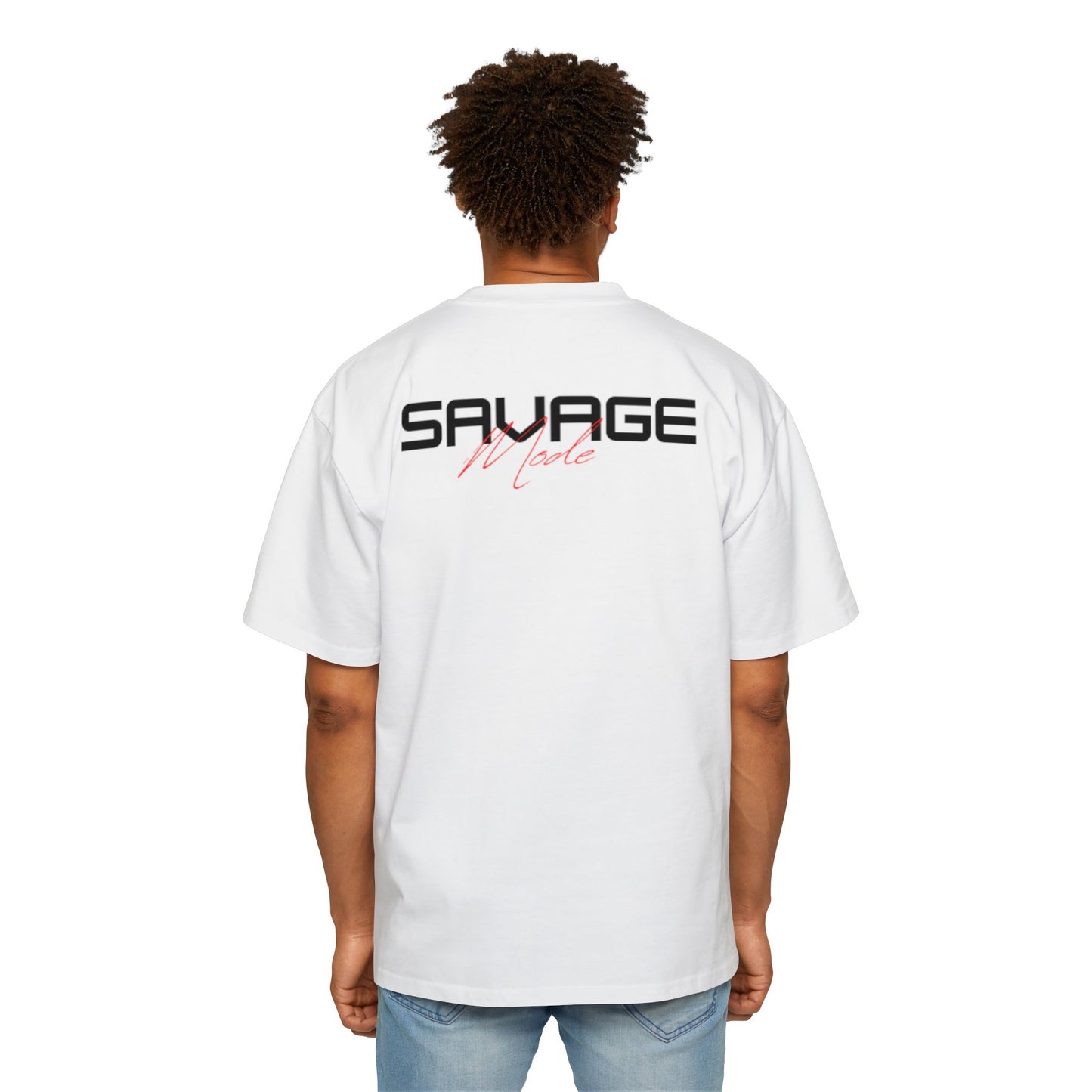 Savage Oversized Heavy Tee, Streetwear Fashion T-Shirt, Unisex Graphic Tee, Casual Everyday Wear, Gift for Men
