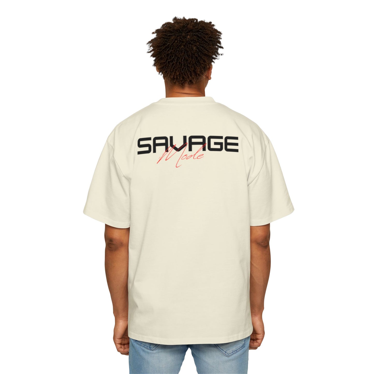 Savage Oversized Heavy Tee, Streetwear Fashion T-Shirt, Unisex Graphic Tee, Casual Everyday Wear, Gift for Men