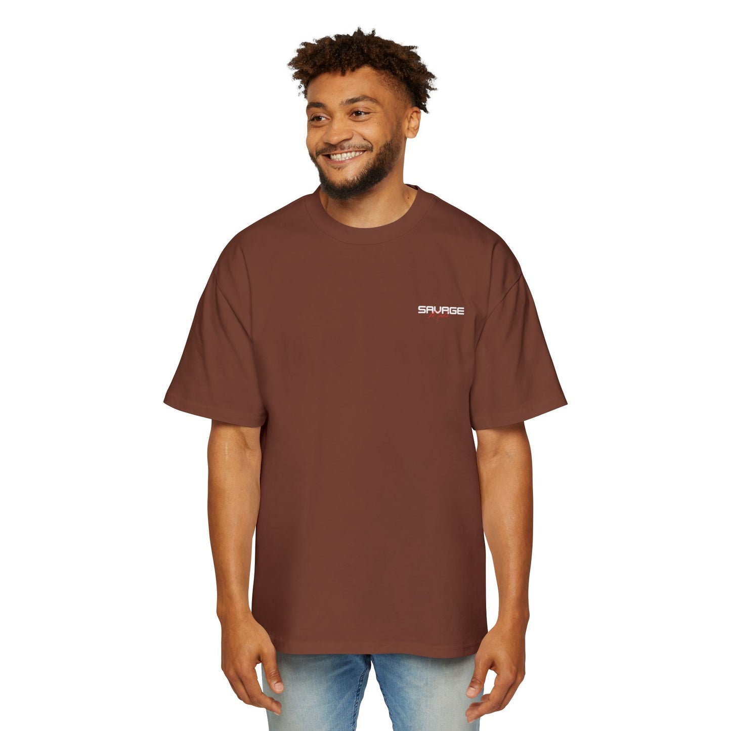 Savage Oversized Heavy Tee, Streetwear Fashion T-Shirt, Unisex Graphic Tee, Casual Everyday Wear, Gift for Men