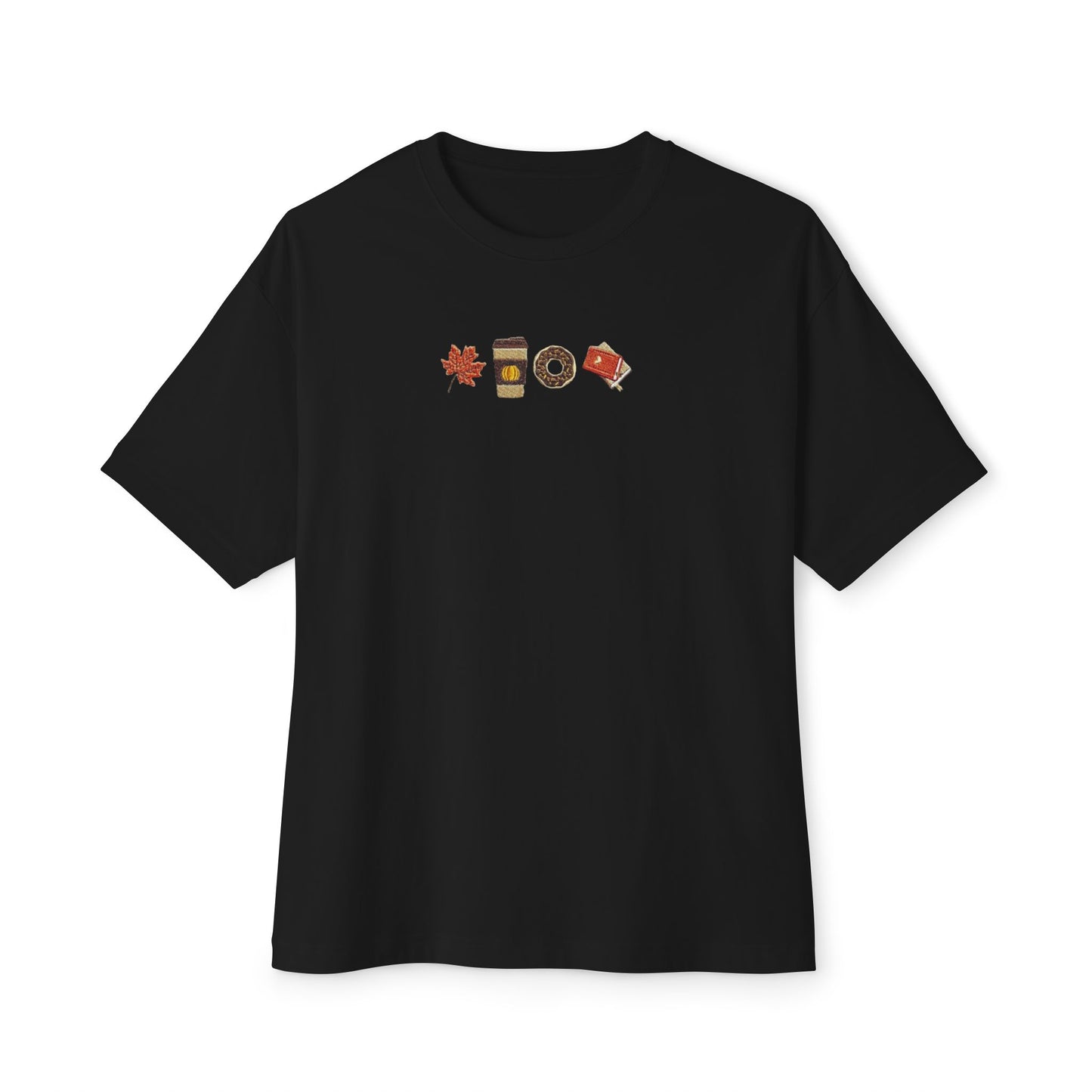 Oversized Embroidered T-Shirt – Coffee & Chill | Urbon Bonds