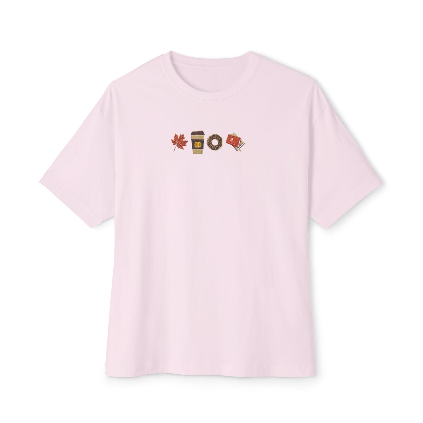 Oversized Embroidered T-Shirt – Coffee & Chill | Urbon Bonds