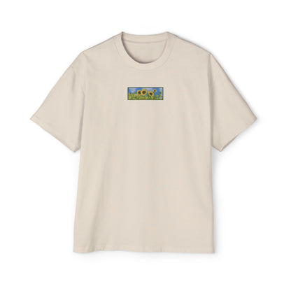 Oversized Embroidered T-Shirt – SunFlower | Urbon Bonds