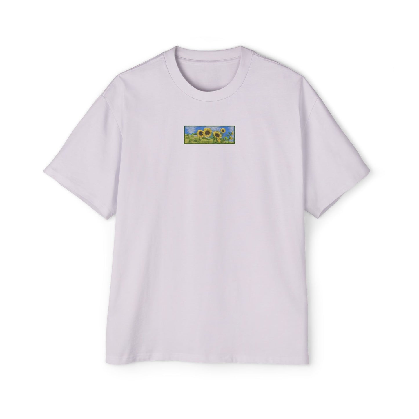 Oversized Embroidered T-Shirt – SunFlower | Urbon Bonds