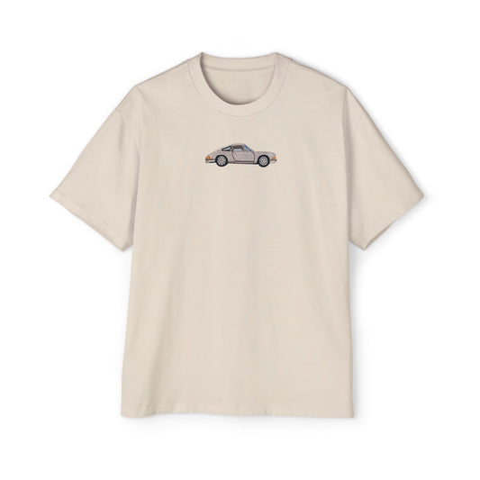 Oversized Embroidered T-Shirt – Sports Car | Urbon Bonds