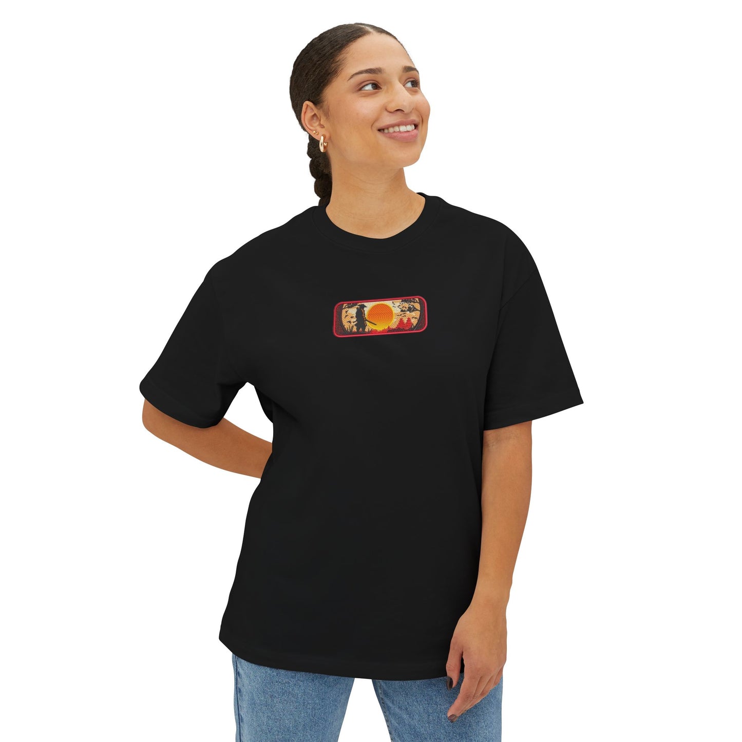 Oversized Embroidered T-Shirt – Sekiro | Urbon Bonds