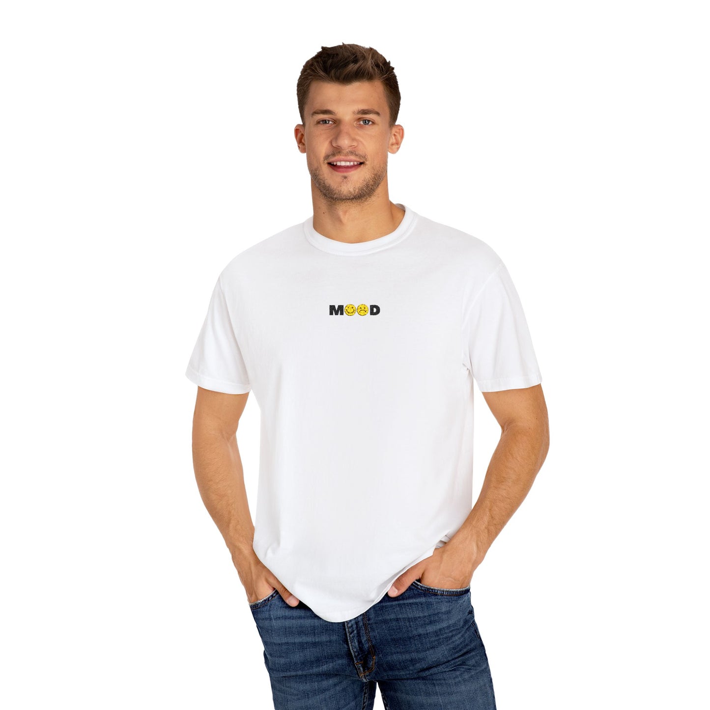 Mood Unisex Garment-Dyed T-shirt, Casual Shirt, Gift for Him, Gift for Her, Everyday Wear, Trendy Tee