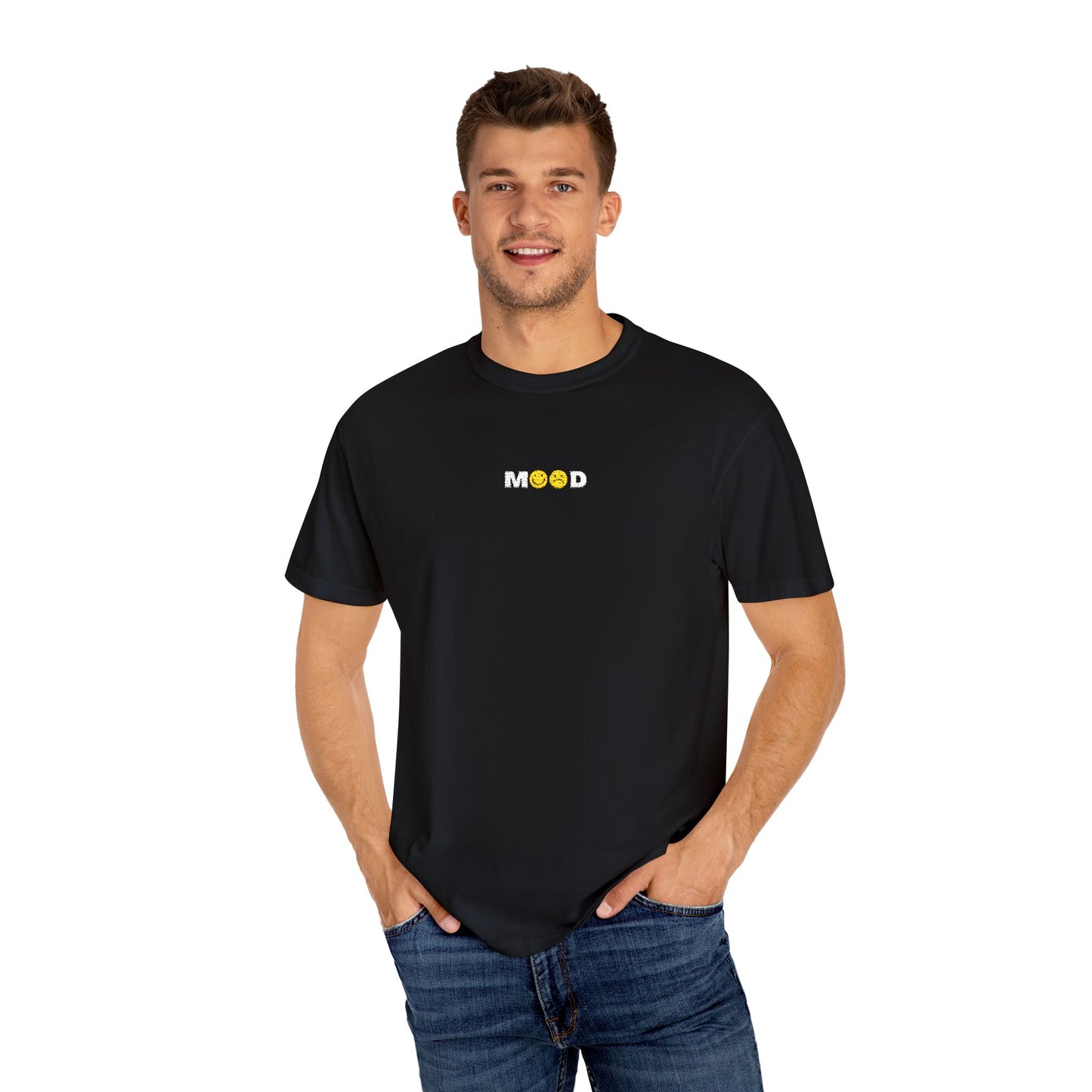 Mood Unisex Garment-Dyed T-shirt, Casual Shirt, Gift for Him, Gift for Her, Everyday Wear, Trendy Tee