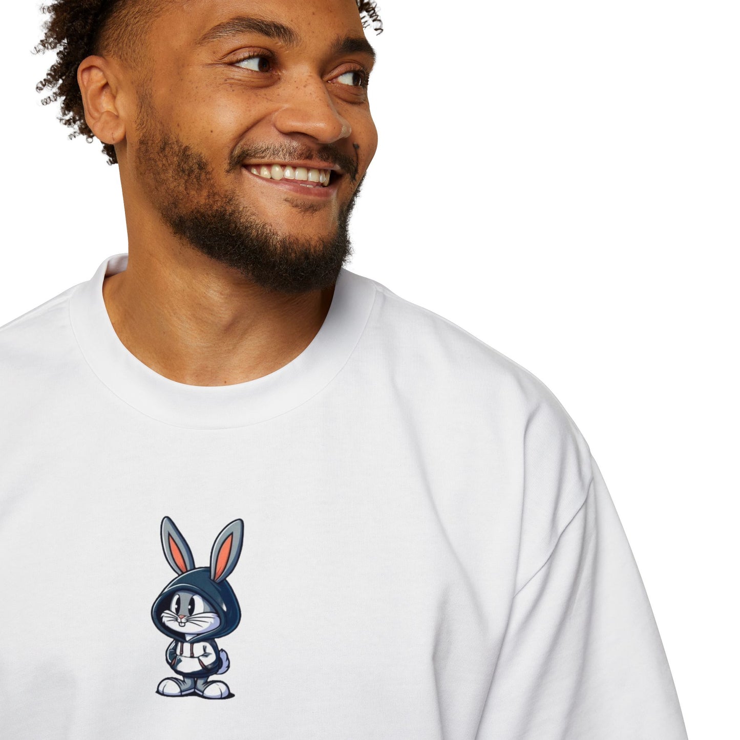 Oversized Embroidered T-Shirt – Bunny | Urbon Bonds