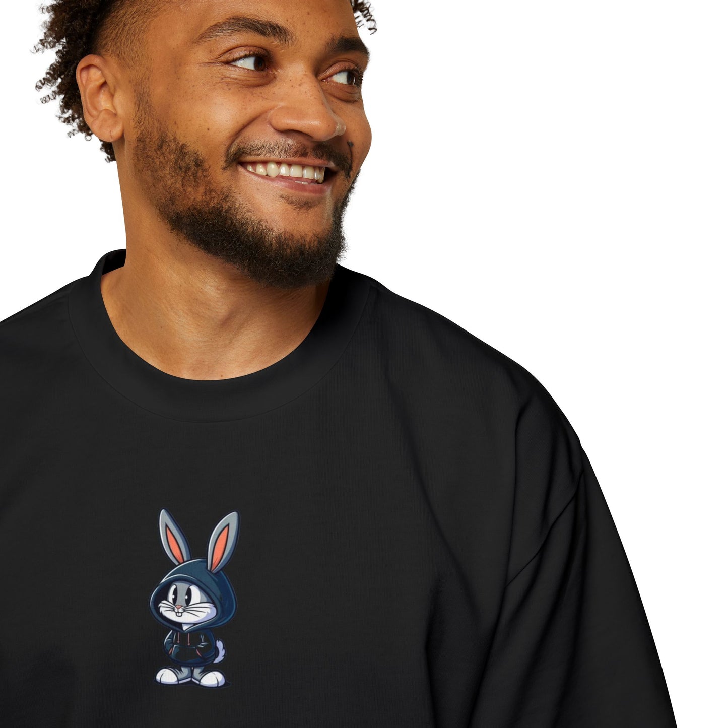Oversized Embroidered T-Shirt – Bunny | Urbon Bonds