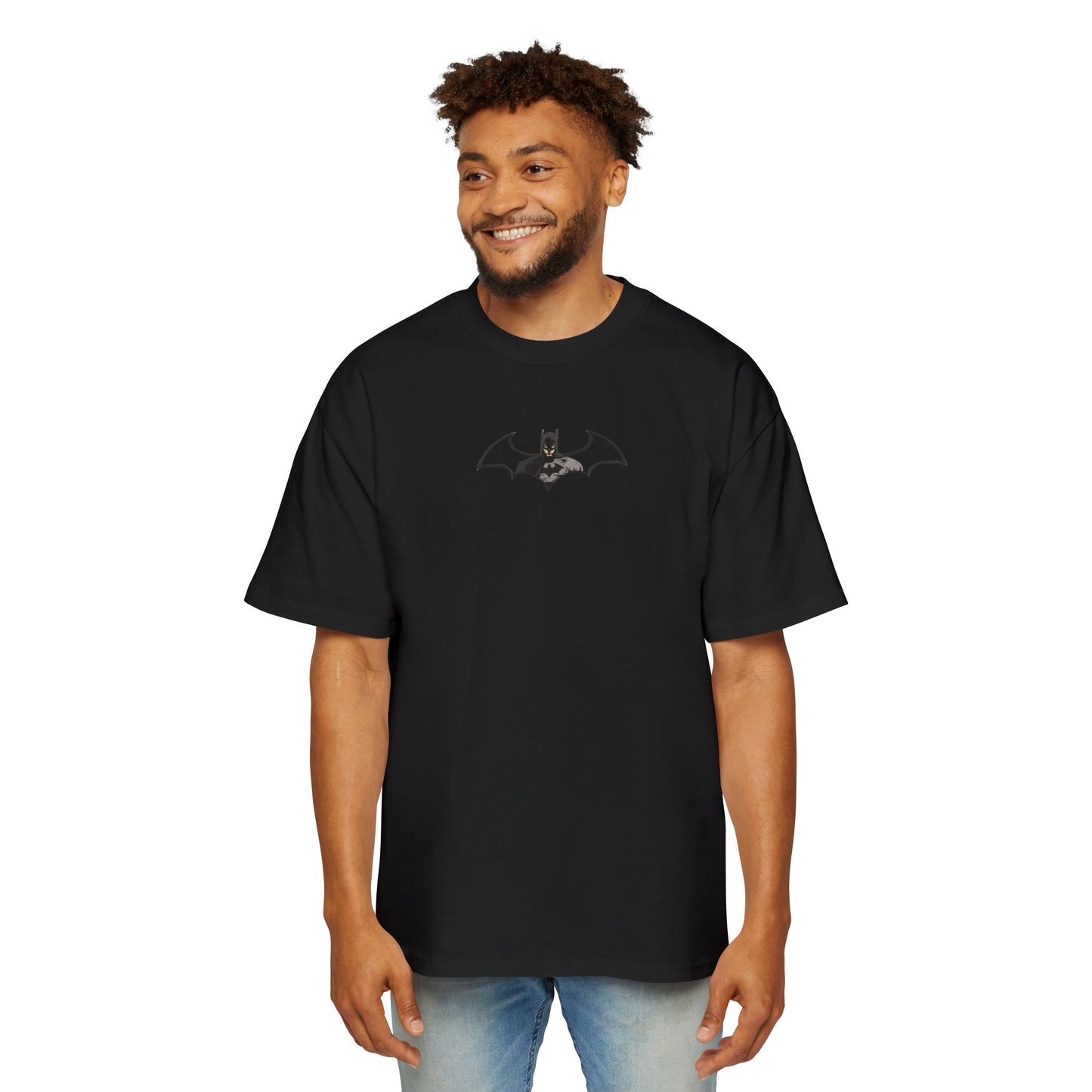 Oversized Embroidered T-Shirt – Batman | Urbon Bonds