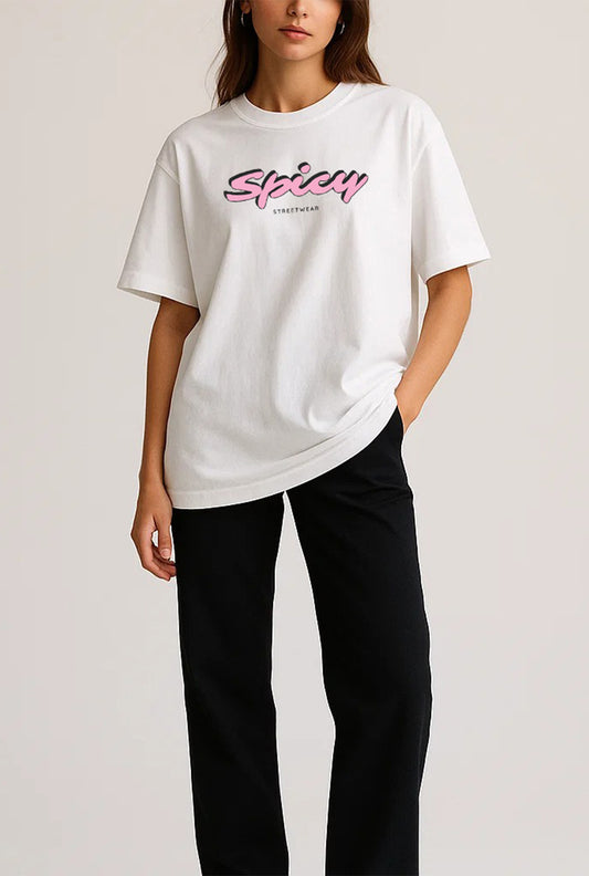 Women’s “Spicy” Graphic T-Shirt – Regular & Oversized Fit